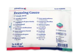 Covetrus Gasa Hilo Esteril 17 Hilos 50x50 cm 1 Unidad